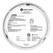 First Alert Combination Smoke and Carbon Monoxide Detector with 10-Year Sealed Battery, Slim Profile, White, SMCO210