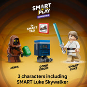 LEGO Star Wars SMART Play Luke's Landspeeder Building Set, 215 Pieces, Multicolor, Ages 6+, 75420