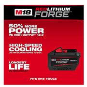 Milwaukee 48-11-1813 M18 18V Lithium-Ion REDLITHIUM FORGE HD 12.0 Ah Battery Pack