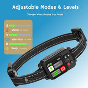 SAMFAT GPS Wireless Dog Fence System with Adjustable Warning Strength, IPX7 Waterproof Rechargeable Collar, Safe Zone Radius 49-6561 ft