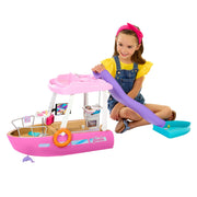 Barbie HJV37 Dream Boat Playset with Pool, Slide and 20+ Accessories
