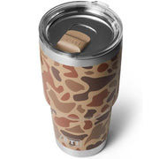 YETI 21071505953 Rambler 30 oz Tumbler, Stainless Steel, Vacuum Insulated with MagSlider Lid, Wetlands Camo