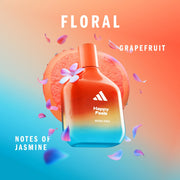 Adidas Vibes Happy Feels Eau de Parfum, Long Lasting Fragrance, Jasmine and Grapefruit 50ml (1.6oz)