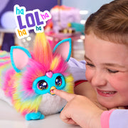 Hasbro Furby DJ Interactive Plush Toy, Rainbow Color, 32 in, Ages 6+