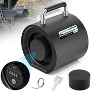 Kohree Keyless Combination Trailer Hitch Lock, Heavy-Duty Hardened Steel, Weather-Resistant, Universal Fit for 2-5/16 Inch Couplers, Black, KR1134-WR