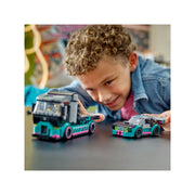 LEGO 6465032 City Race Car and Car Carrier Truck Building Toy