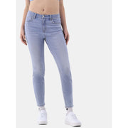 No Boundaries High Rise Skinny Jeans, Light Wash, Medium Stretch Cotton Blend, 28.5 in Inseam, Junior's Size 14