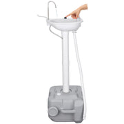 Galashield Portable Sink, Battery Operated Electric Hand Washing Station, 5 Gallon Tank, Soap Dispenser, Towel Holder, Compact Portable Design