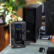 CyberPower Systems EC850LCD Ecologic UPS System, 850VA/510W, 12 NEMA 5-15R Outlets, LCD Display, ECO Mode, USB Communication, Black