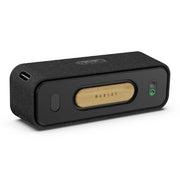 House of Marley Get Together 2 Portable Bluetooth Speaker, 40W Output, 20-Hour Battery, IP65 Water-Resistant, Sustainable Bamboo and Upcycled Fabric, Signature Black