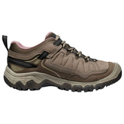 KEEN 1028993 Targhee IV Waterproof Hiking Shoes for Ladies - Brindle/Nostalgia Rose - 8.5M