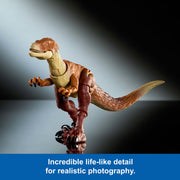 Mattel Jurassic World Hammond Collection Ornitholestes Dinosaur Figure, Deluxe Design, 18 Articulations, Swappable Claws, 9.2-Inch