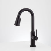 Signature Hardware SHXCGF137MB Greyfield 1.8 GPM Pull-Down Bar Faucet - Matte Black