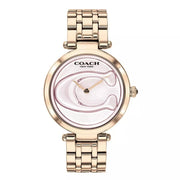 Coach 14503234 Park Signature C Carnation Rose Dial Quartz Women's Watch