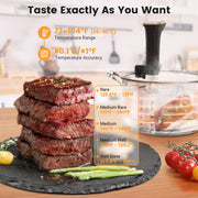 BLITZHOME Sous Vide Cooker Pro,IPX7 1100W Precision Sous Vide Machine,Ultra-quiet Fast-Heating Immersion