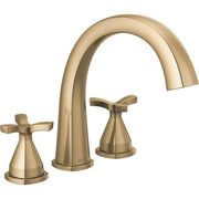 Delta T27776-CZ Stryke Champagne Bronze 2-Handle Residential Deck-Mount Roman Bathtub Faucet