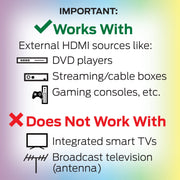 Monster TV Backlight LED Light Strip with HDMI Color Sync Box for TVs up to 85 inch, Smart Wi-Fi RGB+IC Color Flow, Works with Razer Chroma, Alexa, Google, Siri, Music Mode, Custom Scenes, Schedules