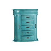 Hives and Honey WM2227-878 Cari Jewelry Chest Jewelry Box for Women, Turquoise