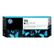 HP 745 Matte Black Ink Cartridge, 300 ml, DesignJet Compatible, F9K05A