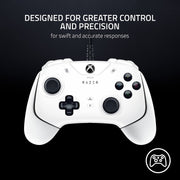 Razer Wolverine V2 Wired Gaming Controller with Remappable Front-Facing Buttons, Mecha-Tactile Action Buttons and D-Pad, Hair Trigger Mode, White, RZ06-03560200-R3U1