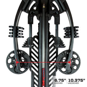 Killer Instinct Boss-X DC Triggerbox Tactical Crossbow Package, 195lb Draw Weight, 405 FPS, Black, 1240