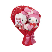 Hello Kitty and Friends Plush Valentine Bouquet, 13 Inch, Multicolor, Ultra-Soft Polyester