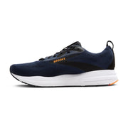 Brooks Trace 4 Men's Running Shoe, DNA LOFT v2 Cushioning, Peacoat Black Orange Pop, Size 10 Medium, 110452-441
