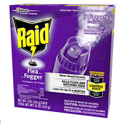 Raid 643413 Plus 3 Foggers Flea Killer
