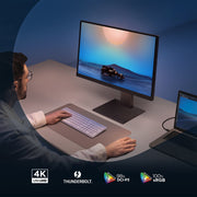 ViewSonic VP2488-4K 24 in. 4K UHD IPS Monitor with 100% sRGB, 98% DCI-P3, Pantone Validated, Thunderbolt 4 with 100W Power Delivery, USB-C, HDMI, DisplayPort