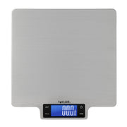 Taylor 3907 22lb Ultra-Precise Digital Stainless Steel Household Kitchen Scale, One, Silver