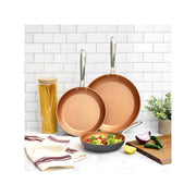 Gotham Steel Pro Hard Anodized 13 Piece Cookware Set, Gray