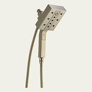 Brizo Siderna Hydrati 2-in-1 Hand Shower Package with H2Okinetic Technology, Brushed Nickel, Wall Mounted, Round Shape, Alloy Steel, 86280-BN