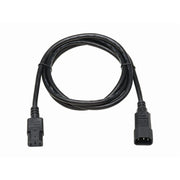 Tripp Lite Computer Power Extension Cord, 13A, 16AWG, IEC-320-C14 to IEC-320-C13, 5 ft, Black, P004-005-13A