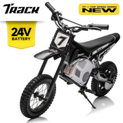 Track 7 TTWALMOTA9901-24V-HS 24V Electric Dirt Bike, Black