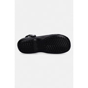 Crocs Women's Classic Ballet Flat, Black, Size 10 M, Slip-On Shoes with Pivotable Heel Strap, Water-Resistant 211994-001-W10
