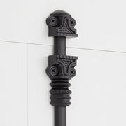 Signature Hardware Aldemer Cremone Security Bolt, Solid Brass, Matte Black, 108 Inch