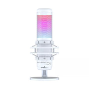 HyperX 519P0AA/HMIQ1S-XX-WT/G QuadCast S RGB USB Condenser Microphone for PC/PlayStation 4 - White
