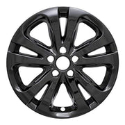 Coast2Coast 17-Inch Wheel Covers, 10-Spoke Gloss Black Painted, Snap-On, Set of 4