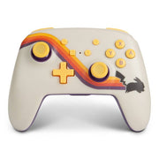 PowerA Enhanced Wireless Controller for Nintendo Switch Pokemon Pikachu Retro Swoosh - White