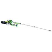 ProFISHiency Tiny Pocket Telescopic Spincast Fishing Rod and Reel Combo, 20in Fiberglass Rod, 2.6:1 Gear Ratio, Pre-Spooled with 3 lb Line, Green Briyo, Lightweight Travel Set, PCOC2225GBRY
