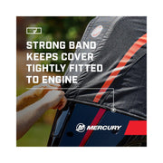 Mercury Marine 4.6L V8 250hp Pro XS Outboard Vented Splash Cover, Black, Polysoft II, 8M0228535
