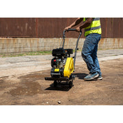 Stark USA 61003-1 Plate Compactor, 7HP Gas Engine, 212CC, 20 x 14 in Tamper Plate, 2360 lbs Compaction Force