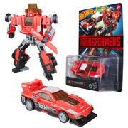 Hasbro Transformers Hot Wheels GT-Scorcher Deluxe Class 5-Inch Converting Action Figure, Red and White, G22225X0
