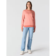 W Tncl Srs Rlxdfit Swtshrt - DUSTY CEDAR HEA - 2X