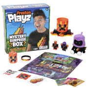 Bonkers Toys Preston Playz Mystery Surprise Box, 13 Collectible Items Including Mini Figures, Plush, Poster, Stickers, Wristband, Trading Cards, Ages 5+