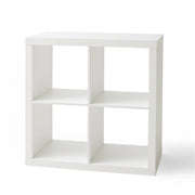 Better Homes & Gardens BH61100005302WH 4-Cube Storage Organizer, White Texture