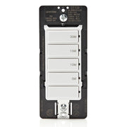 Leviton Decora Countdown Timer Switch, 15 Amp, 120 V, White, 5-10-15-30 Min Preset, No Neutral Required, Single Pole, DT130-1LW