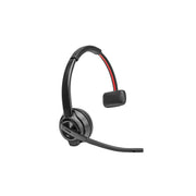 Poly Savi 8410 Office Monaural DECT Wireless Headset with Active Noise Cancellation, Black