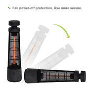 ATR ART to REAL 1200W Patio Infrared Electric Freestanding Heater, IP55 Waterproof, Touch Switch, Black