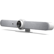 Logitech Rally Bar All-In-One Video Conferencing Camera, Ultra HD 4K 30fps, Digital Zoom, High-Performance Audio, White, 960-001320